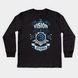 Genshin impact Hydro Kids Long Sleeve T-Shirt